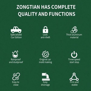 ฝาปิดกระบะท้ายรถกระบะแบบแข็งพับเก็บได้ กันน้ำ สำหรับรถฟอร์ด เอฟ-150 ทันดรา แรม 1500 เรนเจอร์ นาวาร่า - Product Image 6