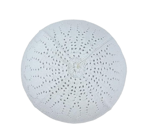 Nouveaux hommes islamiques chapeaux de prière Koofi musulman Topi casquette tricot Taqiyah Takkhe concepteur en relief Namaz extensible prière Topi - Product Image 3