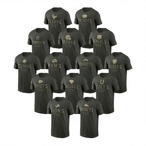 有货新款透气速干100%涤纶美式橄榄球T恤短袖男式NF-L Alute <span class=keywords><strong>to</strong></span> Service刺绣 - Product Image 1