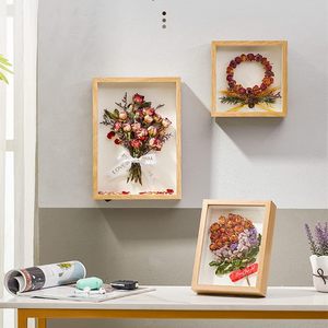 Caja de exhibición Shadow Box Frame, marco de fotos de 8x10, caja de sombra de profundidad Interior de 1,18 "para exhibición de pared y mesa Ideal de flor - Product Image 5