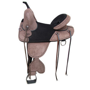 Selle à guillotine de cheval de promotion d'usine en cuir de vachette occidental Design en cuir de daim synthétique Plusieurs modèles disponibles en gros - Product Image 1