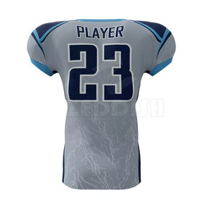 Personnalisable Nouveau Design Haute Qualité Maillot de Football Américain Respirant Vêtements de Sport Manches Courtes Plus Size Option Custom Team - Product Image 4