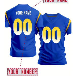 2025 nuevas camisetas de Rugby rápidas personalizables, ropa deportiva, uniformes de fútbol americano, camiseta de malla de fútbol americano de talla grande personalizada - Product Image 6