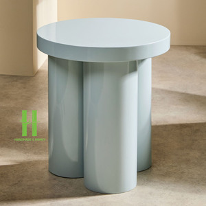 โต๊ะกาแฟสีชมพูทันสมัยโต๊ะข้างเคลือบแล็คเกอร์คุณภาพสูงโต๊ะห้องนั่งเล่นทันสมัย2025จาก hnh CRAFT Vietnam - Product Image 5