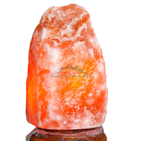 Lampe en cristal de sel de l'Himalaya sculptée sur mesure, extra large, style Feng Shui Amour, avec étiquetage privé et emballage direct, artisanat naturel OEM