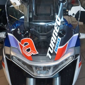 Adesivi 3D per la protezione del parabrezza per Aprilia Tuareg 660 Tagelmust 2022 Accessori moto compatibili - Product Image 1