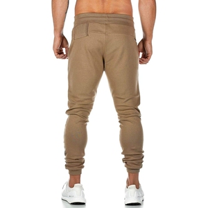 กางเกงวอร์มขาบานสไตล์ลำลอง ระบายอากาศได้ดี กางเกงจ็อกเกอร์ แต่งผ้าแบบวินเทจ เอวยางยืด ผู้ชาย ผ้าฝ้าย 100% น้ำหนักเบา - Product Image 4