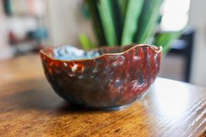 Cuenco decorativo de resina colorido elegante, centro de mesa moderno para el hogar, sala de estar, cocina y exhibición de oficina, plato de acento - Product Image 3