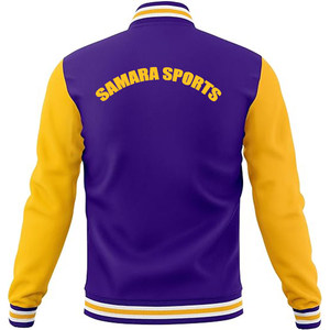 Chaqueta personalizada Lettermen con diseño único Material de plumón cómodo La mejor calidad y chaqueta para hombre - Product Image 3