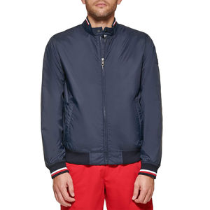 Nouvelle veste bomber en toile à col montant et fermeture éclair sur le devant, personnalisée, pour l'hiver, pour hommes, fabriquée dans les meilleurs matériaux - Product Image 2