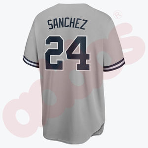 Camiseta de béisbol y sóftbol de diseño personalizado de la mejor calidad, conjuntos de talla grande con logotipo y número personalizados - Product Image 4