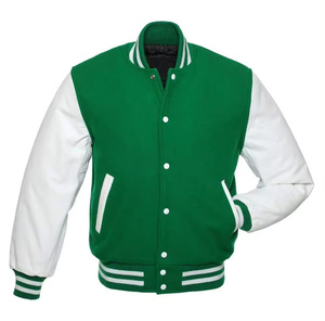 Chaquetas Varsity con Letras para Hombre, Chaqueta de Béisbol Personalizada por Sublimación para Hombre, Tejida - Product Image 1