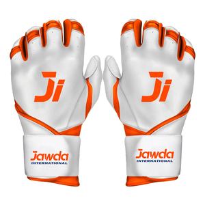 Guantes de bateo de béisbol y softbol de cuero digital profesional Unisex puño largo piel de cabra suave y cómodo - Product Image 1
