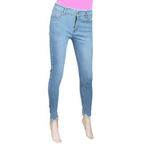 Pantalon en jean pour femme - Bleu clair - Product Image 1
