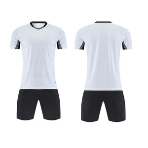Conjunto de Uniforme de Fútbol 100% Poliéster, Pantalón Corto con Estampado Frontal, Secado Rápido, Transpirable, Personalizable para Equipos de Adultos - Product Image 3
