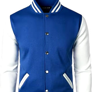 Vente en gros Hiver Hommes Soie Respirant Coupe-vent Personnalisable College Baseball Varsity Jacket ODM OEM - Product Image 1