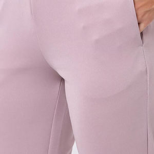 Pantalon décontracté taille haute en molleton 100 % coton pour femme, avec cordon de serrage, style hip-hop, écologique, séchage rapide et respirant – Vente en gros - Product Image 5