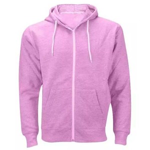 เสื้อฮู้ดผ้าฝ้าย100% มีซิปรูดแขนยาวสำหรับผู้ชายเสื้อกันหนาวมีฮู้ดแบบรูดซิป - Product Image 2