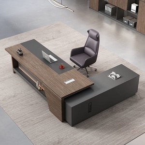 executive <b>desk</b> office <b>desk</b> office <b>table</b> l shaped <b>desk</b> executive office <b>table</b> - Product Image 5