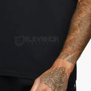 Venta al por mayor de camisetas deportivas de tamaño personalizado para hombre de color sólido de secado rápido de manga larga y corta de la mejor calidad con patrón impreso - Product Image 6