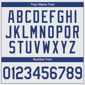 Maillot de baseball authentique blanc Royal-rouge personnalisé - Product Image 4