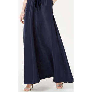 Abito da Sera Elegante Adrianna da Donna, Modello Papell con Scollo a V e Cintura in Raso, Nero, Taglia 6 - Product Image 3