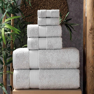 Drap de bain éponge à prix bon marché fournisseur direct d'usine 500 GSM couleur gris clair 100x150 drap de bain durable en coton avec logo personnalisé - Product Image 3