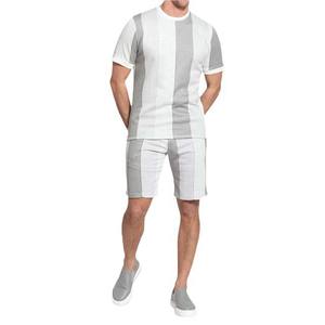 Chándal de verano, conjuntos de camisetas y pantalones cortos de algodón de 2 piezas, ropa para hombre, transpirable, recién llegado, conjunto doble para hombre de calle alta, OEM/ODM - Product Image 6