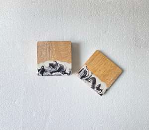 Posavasos para servir tazas de té de diseño único, posavasos multifuncionales de resina epoxi y madera de acacia, vajilla de pago, posavasos de gran venta - Product Image 5