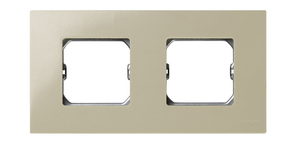 Cornice compatta color avorio, 2 elementi, con cornice 85x162mm. (Simon 27 Play 2700620-031) - Product Image 1