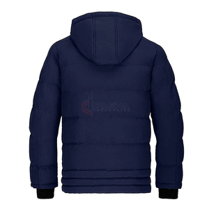 Custom Logo <b>Canvas</b> Stand Collar Puffer <b>Jacket</b> <b>Mens</b> 2026 High Quality Winter - Product Image 5