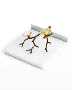 Porte-mouchoirs en métal de luxe avec motifs élégants et élégants parfaits pour les tables à manger et les espaces professionnels - Product Image 2