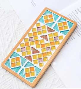 Natural <b>Wood</b> <b>Slice</b> Coaster, Round or Square Cup Mat, Solid <b>Wood</b> Drink Holder, Tea and Coffee Cup Tray, - Product Image 4