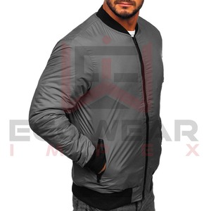 Vestes de bombardier personnalisées en usine pour hommes veste pour hommes de grande taille nouveauté 2025 blouson bombardier pour hommes de bonne qualité - Product Image 2