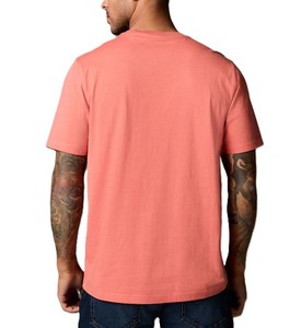 เสื้อยืดคอกลมสำหรับผู้ชายสีชมพูอ่อนใส่สบายไซส์ใหญ่พิเศษ - Product Image 2