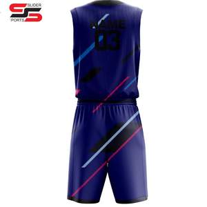 Uniforme de baloncesto personalizado de alta calidad Recién llegado Uniforme de baloncesto de bajo precio Hecho en Pakistán - Product Image 2