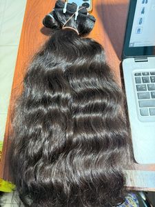 Extensiones de cabello humano indio de grado 10A con cierre de mechones de pelo 100% virgen malasio y peruano - Product Image 3
