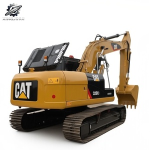 Excavadora de cadenas CAT320D2L usada, 21 toneladas, cucharón de 1.2m³, marca original japonesa, excavadora de construcción mediana, pocas horas de uso, certificación CE - Product Image 1