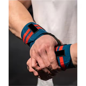 Poignet de compression avec logo personnalisé Bandages de poignet pour entraînement de fitness et sport Disponible en logo personnalisé Manchon enveloppant le bracelet - Product Image 2