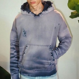 Sweat à capuche pour homme de qualité supérieure, coupe classique, imprimé DTG, brodé, délavé à l'acide, 100% coton, polaire thermique, graphique - Product Image 4