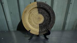 Beau plateau en rotin fabriqué à la main pratique pour tout espace Plateau en rotin durable naturel article de décoration intérieure - Product Image 5