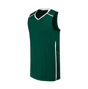 2024 última camiseta de baloncesto de sarga de aparejos universitarios personalizada talla XS gran oferta uniforme de práctica de sublimación ropa deportiva con logotipo personalizado - Product Image 6