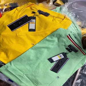 T-Shirt Überschuss Marke Stock Apparel Reste Overruns Bekleidung Stock Lot aus Bangladesch/Günstige Preis Marken Lager Lose