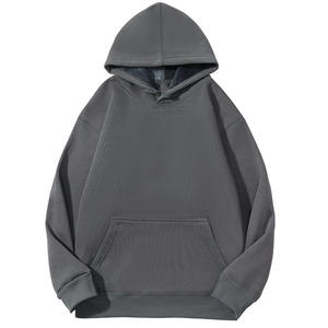 เสื้อฮู้ดดี้ทรงบ็อกซี่แบบกำหนดเอง ยูนิเซ็กซ์ ผ้า 400 กรัม สตรีทแวร์ คุณภาพสูง ผ้าฝ้ายวินเทจ เนื้อหนา เสื้อฮู้ดดี้เปล่าแบบสวมหัว - Product Image 6