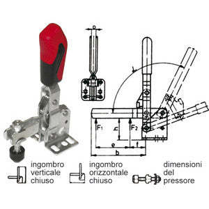 2832ga 5 Manual Drive Bench Vise with Quick-Release Fasteners Vertical Type Flat Base - Product Image 1