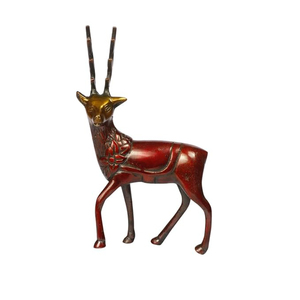 Premium Quality Handmade Metal Reindeer Statue Stylish Modern for Home Office Living Room Decor Birthday Table Decor Statue - Product Image 5