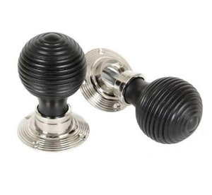 Bouton de tiroir en bois carré noir Bouton d'armoire en bois Pull Top vendant des boutons en marbre avec une taille de forme de couleur personnalisée Fabriqué en Inde Article - Product Image 2