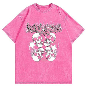 Vente en gros de t-shirts surdimensionnés de haute qualité personnalisés 305G 100% coton à manches courtes et à épaules tombantes t-shirts de rue personnalisés pour hommes - Product Image 3