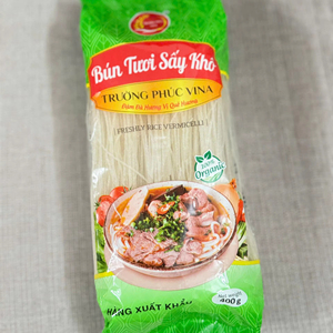 วุ้นเส้นข้าว OEM บรรจุถุง บะหมี่ข้าวแห้ง คุณภาพสูง 400 กรัม ข้าว 85% น้ำสะอาด 15% ผลิตจากโรงงานส่งออกอาหารแห้งเวียดนาม - Product Image 1