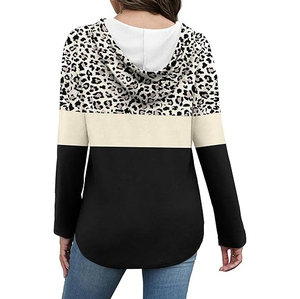 Sudadera Deportiva Casual de Primavera para Mujer, de Secado Rápido, Tejida, de Manga Larga, con Logotipo Frontal, para Gimnasio, Correr, Bordado 3D Personalizado, Poliéster - Product Image 3